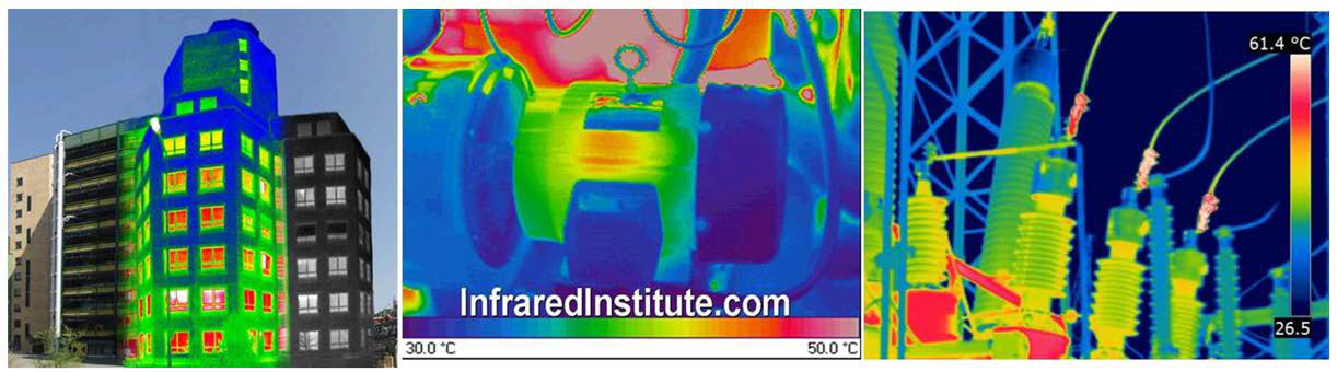 Building facade thermal imaging